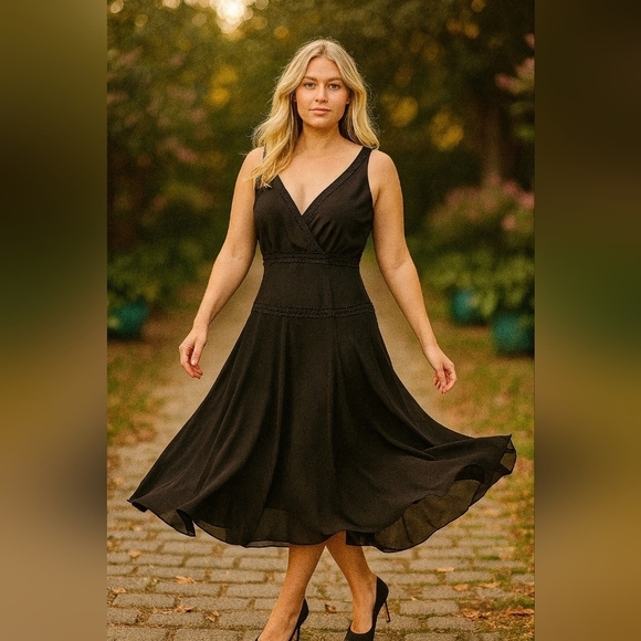 Source Unknown Dresses & Skirts - Source Unknown Black Maxi Dress